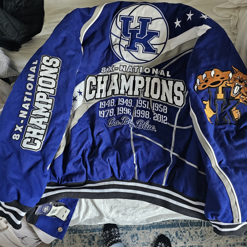 Blue Kentucky Wildcats Champions Jacket